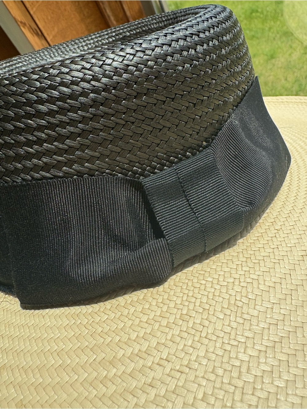 Toucan Collection Straw Hat with Black Bow Band AMAZING!!! - Picture 3 of 13